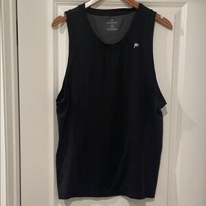 Fabletics Men's Black Sleeveless Shirt tank top medium